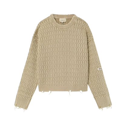 Host Herringbone Beige Knit