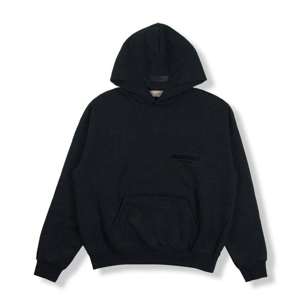 Hoodie Essentials Stretch Limo Schwarz