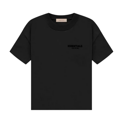 Essentials T Shirt Stretch Limo Black