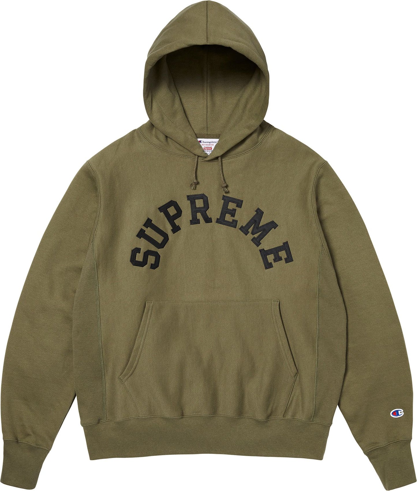 Supreme x Champion Hoodie Olive