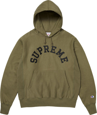 Supreme x Champion Hoodie Olive