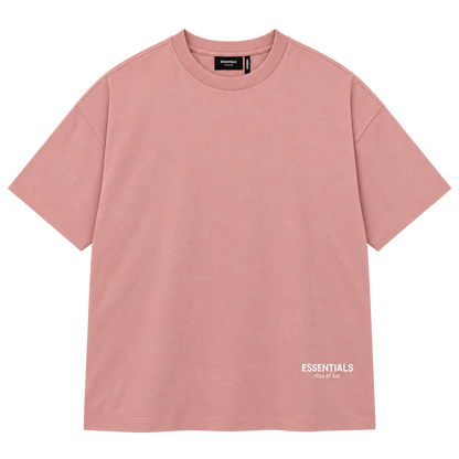 Essentials T Shirt Reflective Pink