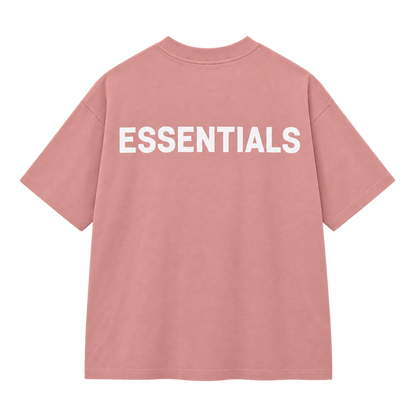 Essentials T Shirt Reflective Pink