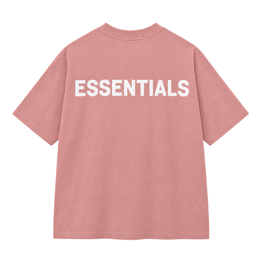 Essentials T Shirt Reflective Pink