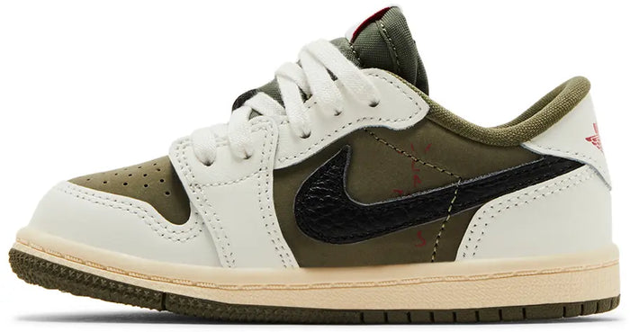 Jordan 1 Low Travis Medium Olive (TD)