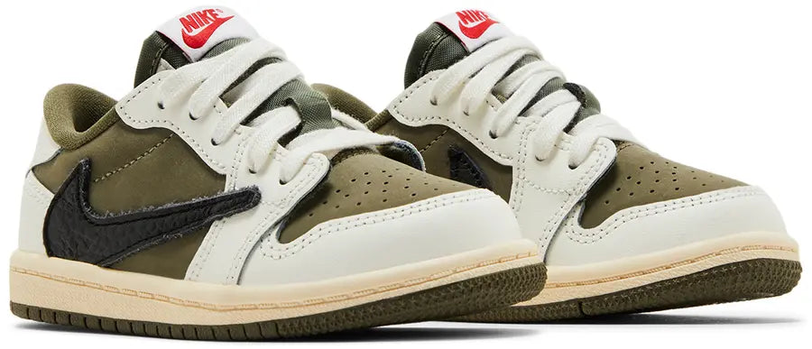 Jordan 1 Low Travis Medium Olive (TD)