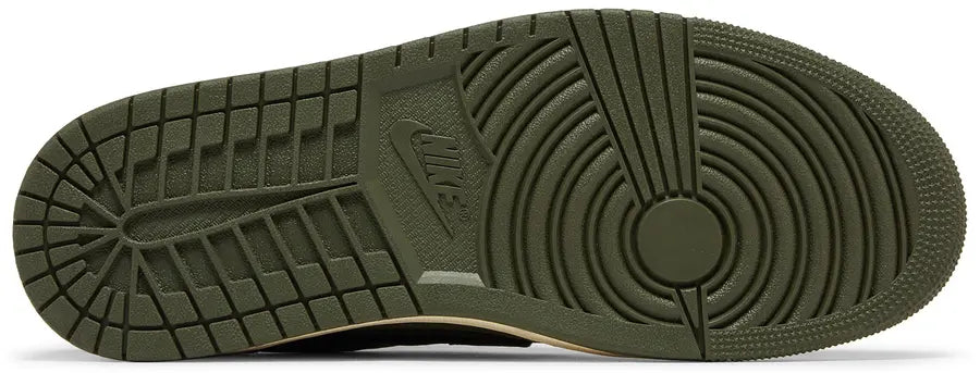 Jordan 1 Low Travis Medium Olive Kids