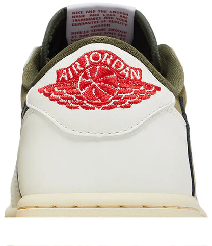 Jordan 1 Low Travis Medium Olive Kids
