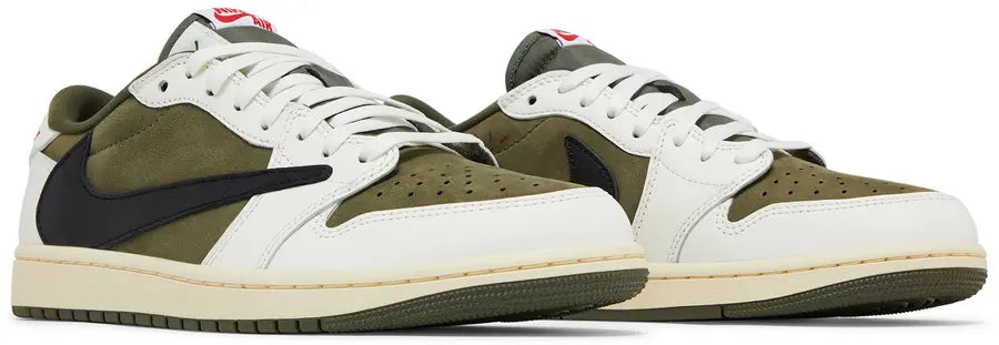 Jordan 1 Low Travis Medium Olive Kids