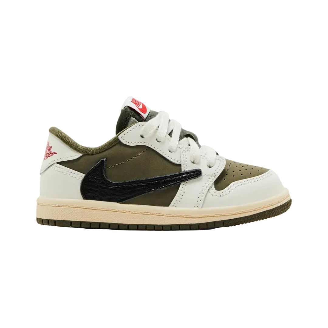 Jordan 1 Low Travis Medium Olive (TD)
