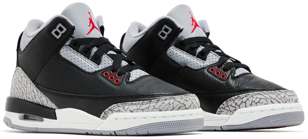 Jordan 3 Black Cement Kinder