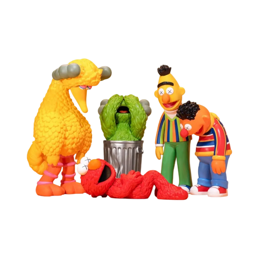 Kaws Sesame Street Vinyl Figures Set Of 5