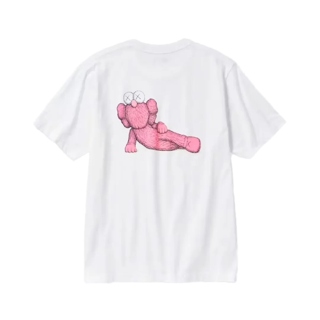 Kaws x Uniqlo Pink Tee