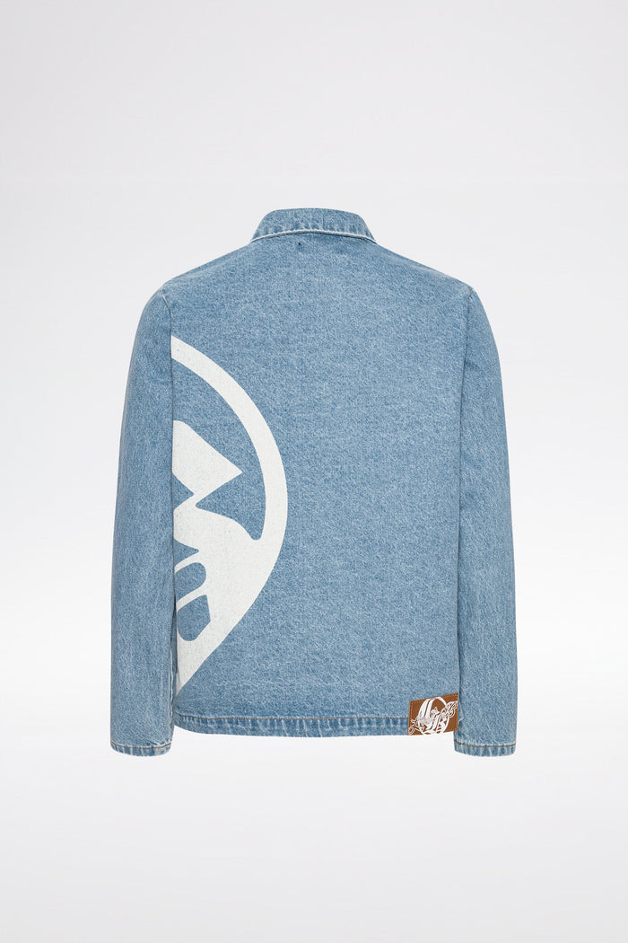 Lost Boys Logo Jeansjacke Hellblau