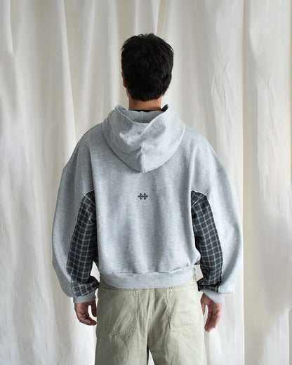 Maison Host Checked Zipped Grey