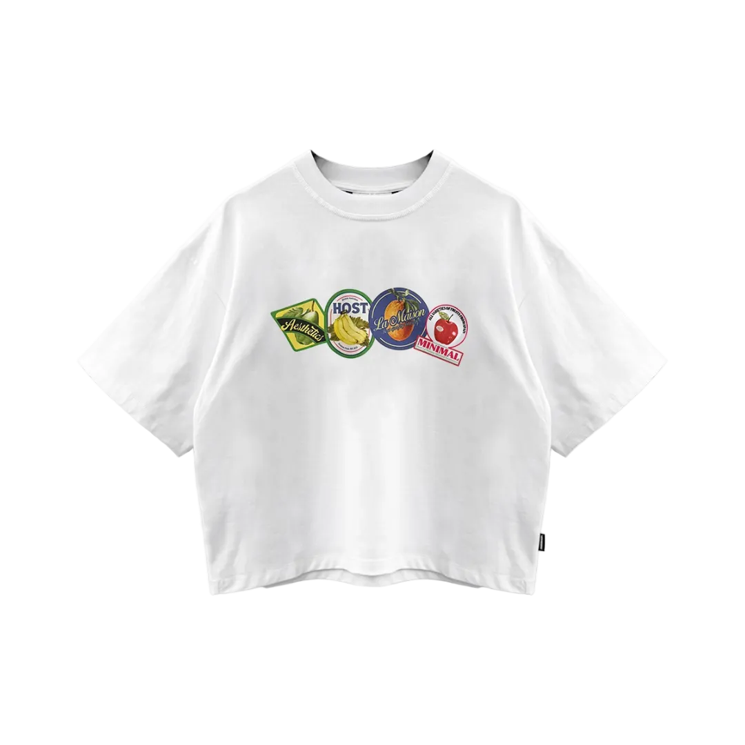 Maison Host Flavorz T-Shirt Weiß