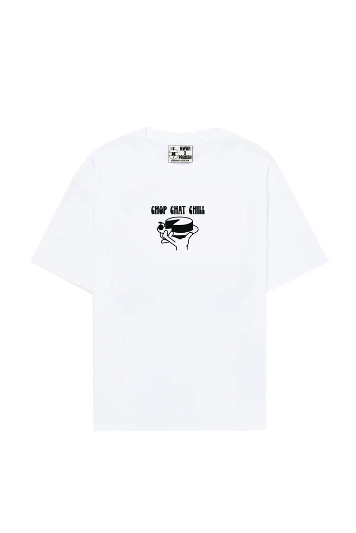 NWHR Chop Chat White Tee