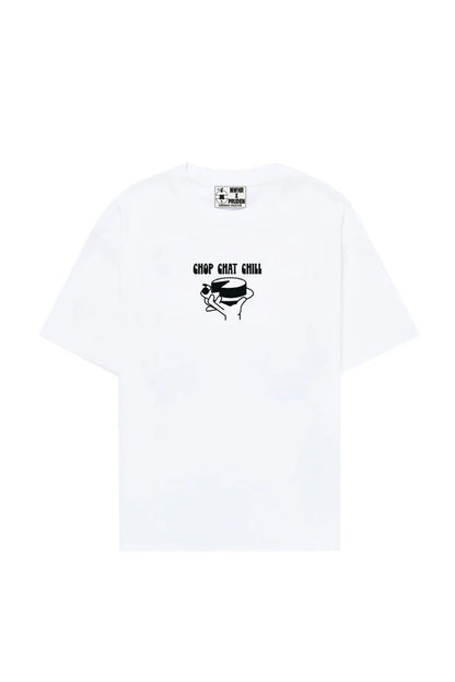 NWHR Chop Chat White Tee