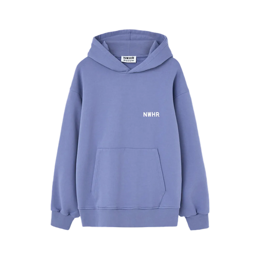 NWHR Hoodie Blue Washed