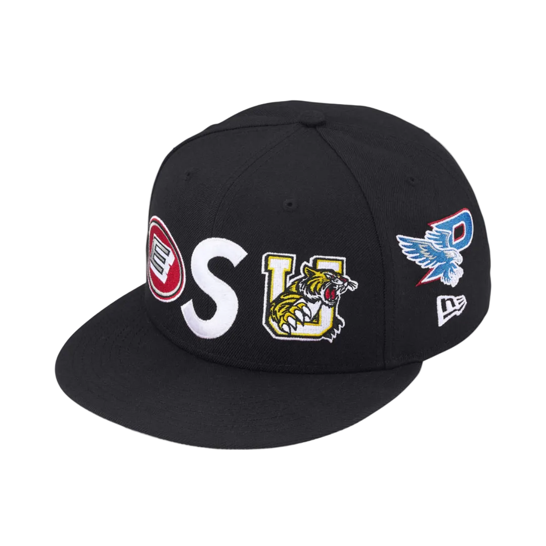 New Era 59FIFTY Supreme Mascots Logo Schwarz
