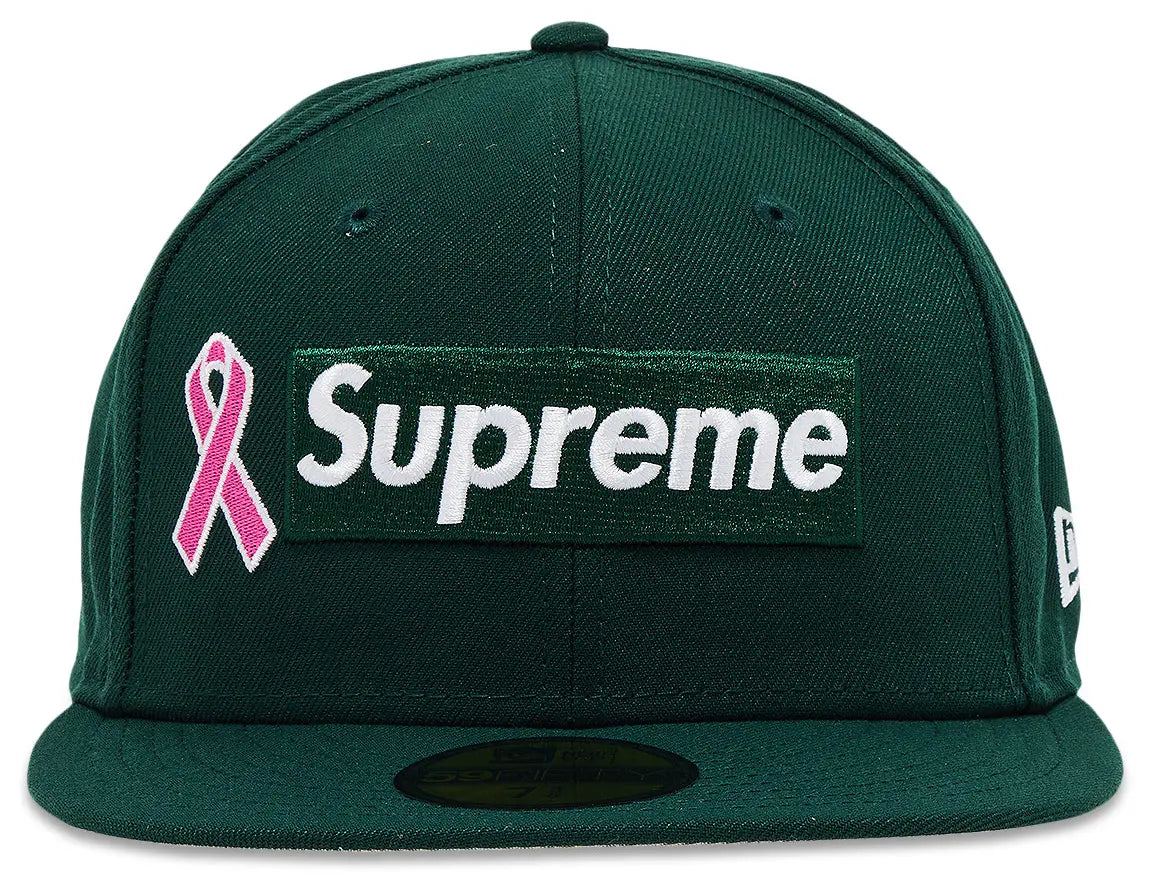 New Era 59FIFTY Supreme Cancer Awareness Green