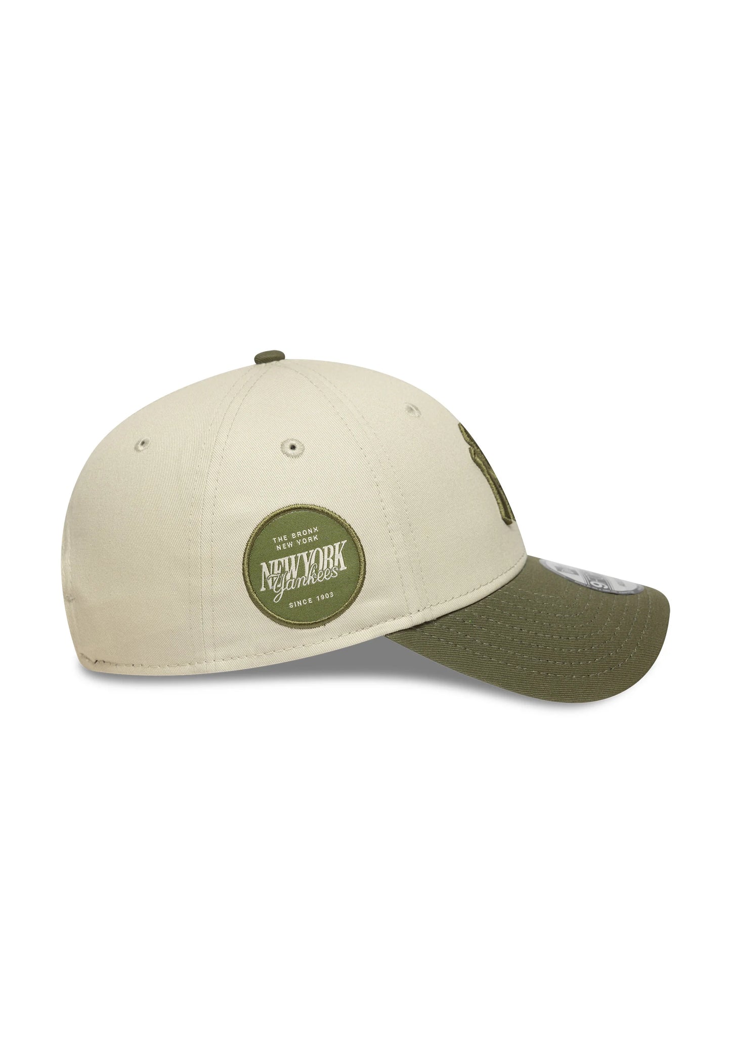 New Era 9FORTY NY Grün Creme