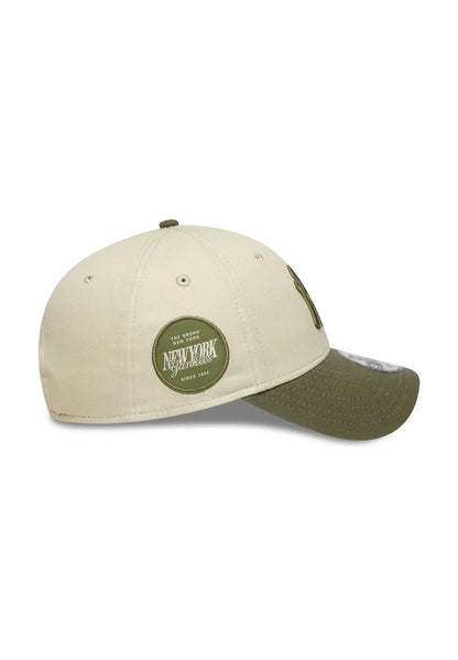 New Era 9FORTY NY Grün Creme