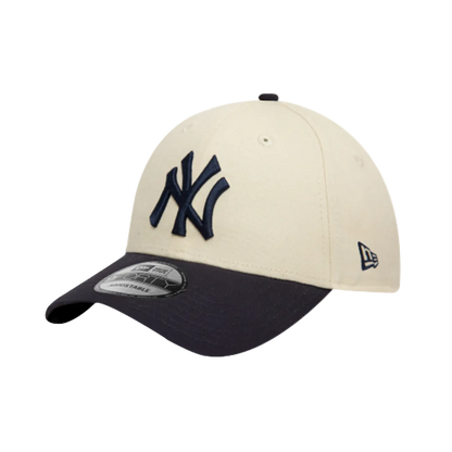 New Era 9FORTY NY Navy Cream