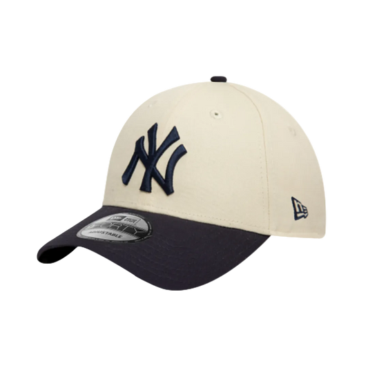 New Era 9FORTY NY Navy Cream