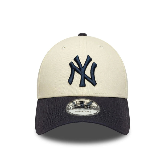 New Era 9FORTY NY Navy Cream