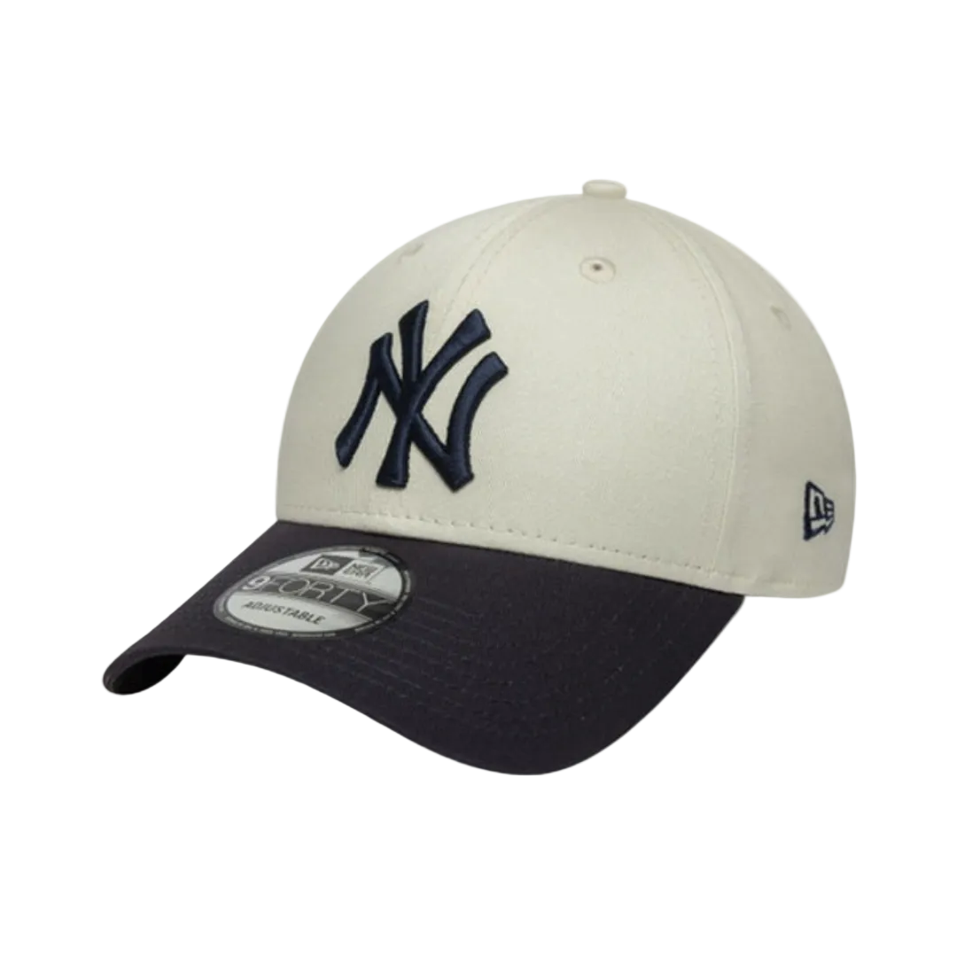New Era 9FORTY NY Navy White