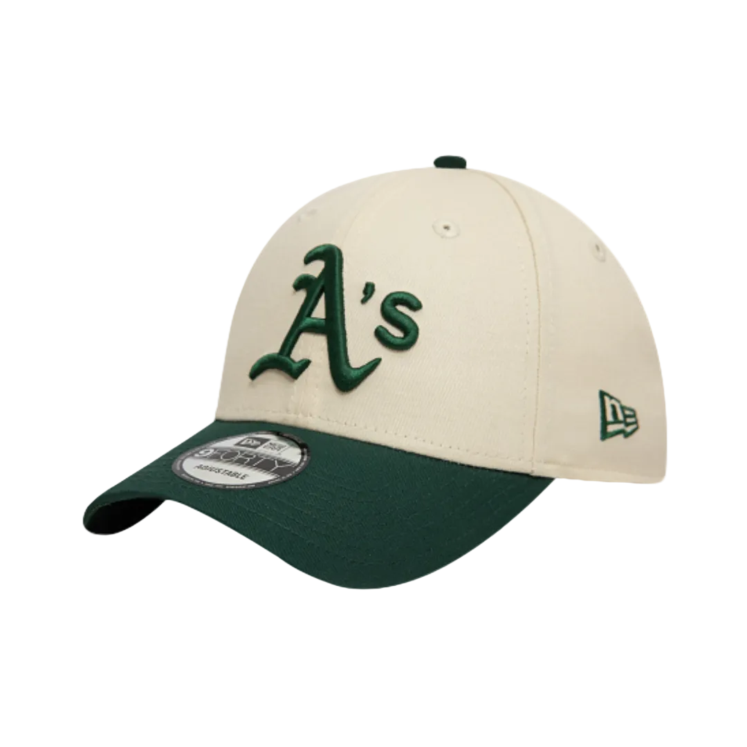 New Era 9FORTY Oklahoma Grün Creme
