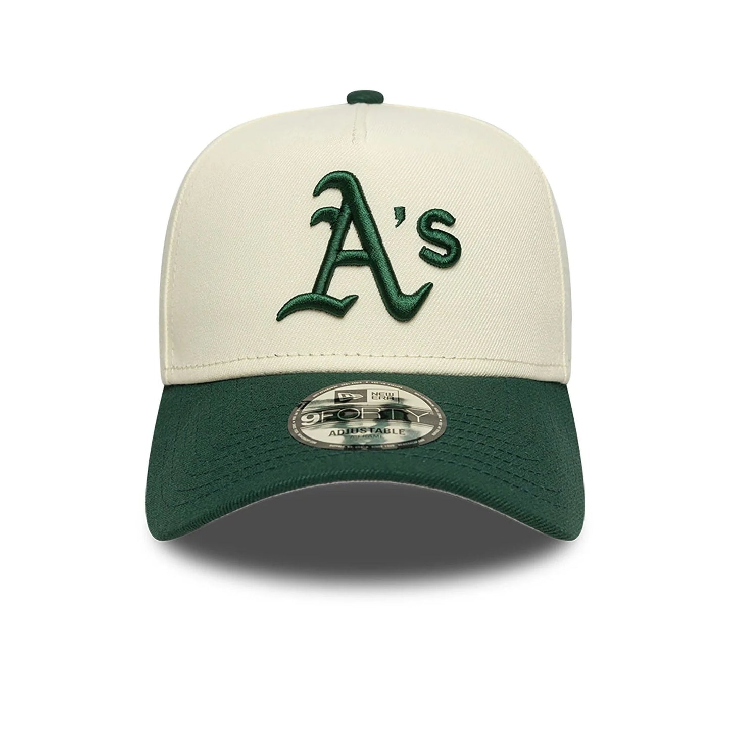 New Era 9FORTY Oklahoma Grün Creme
