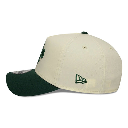 New Era 9FORTY Oklahoma Grün Creme
