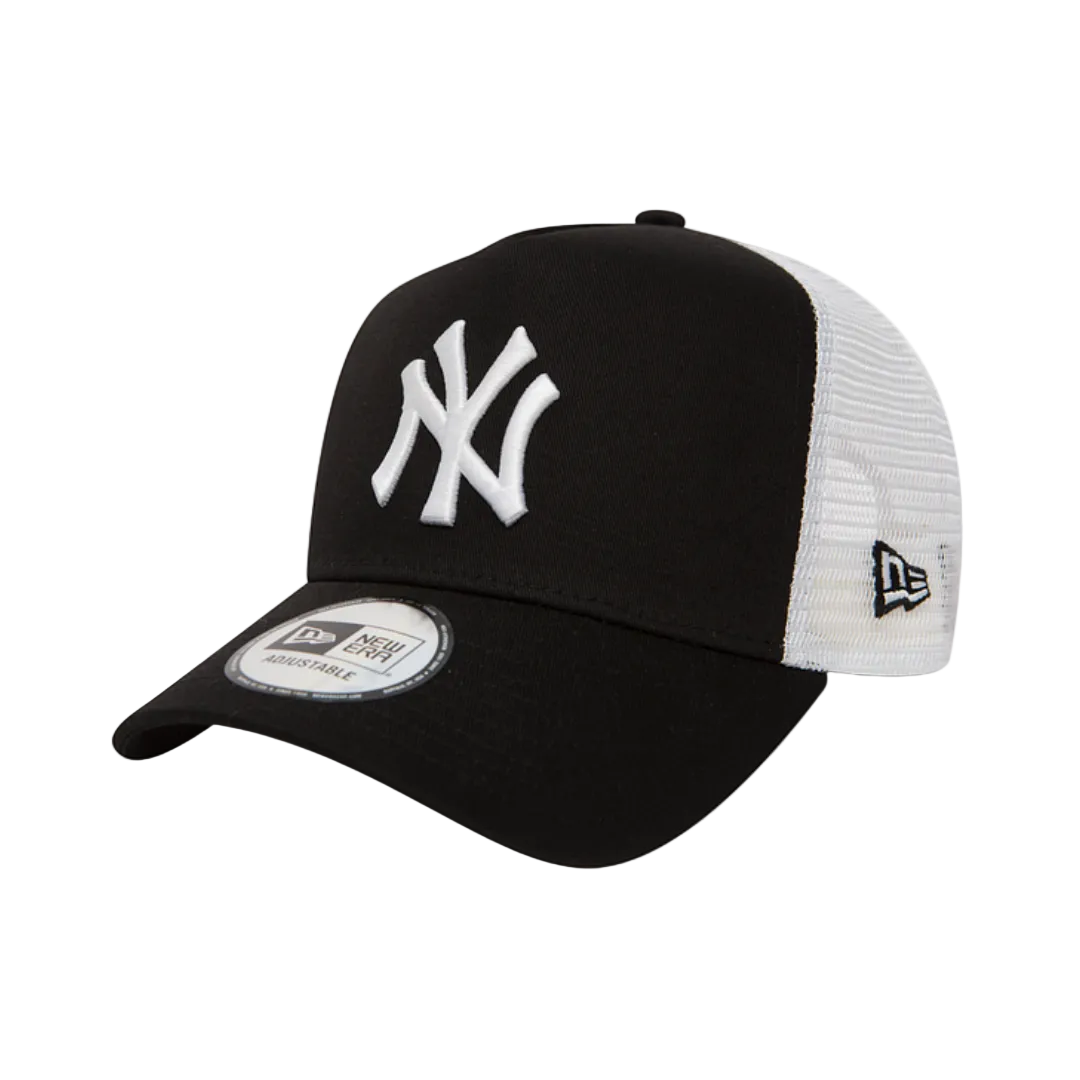 New Era NY Schwarz Weiß Trucker