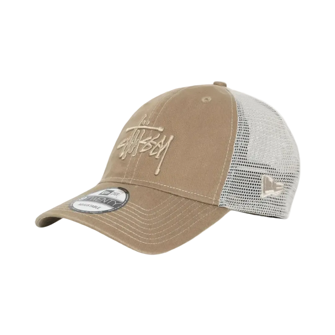 New Era Stussy Trucker Braun