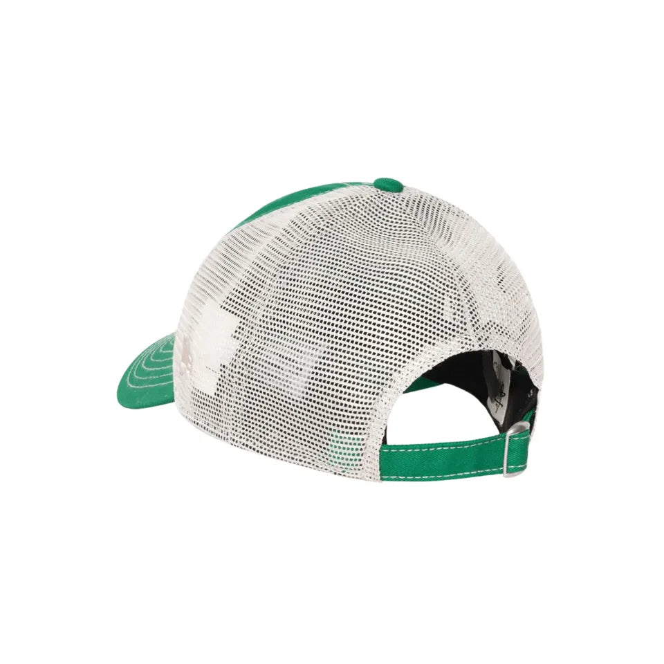 New Era Stussy Trucker Green