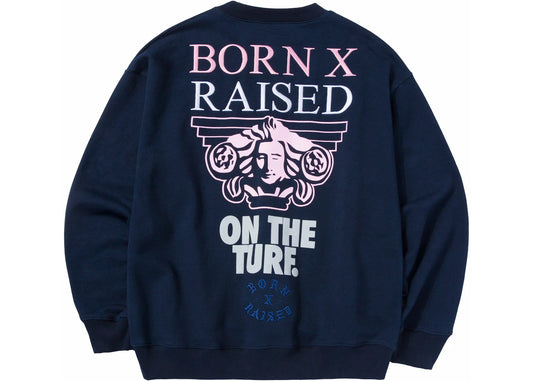 Born x Raised Crewneck Navy