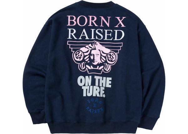 Born x Raised Crewneck Navy