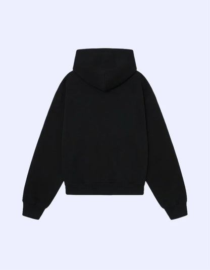 NoEmotions Blossom Zip Hoodie Black