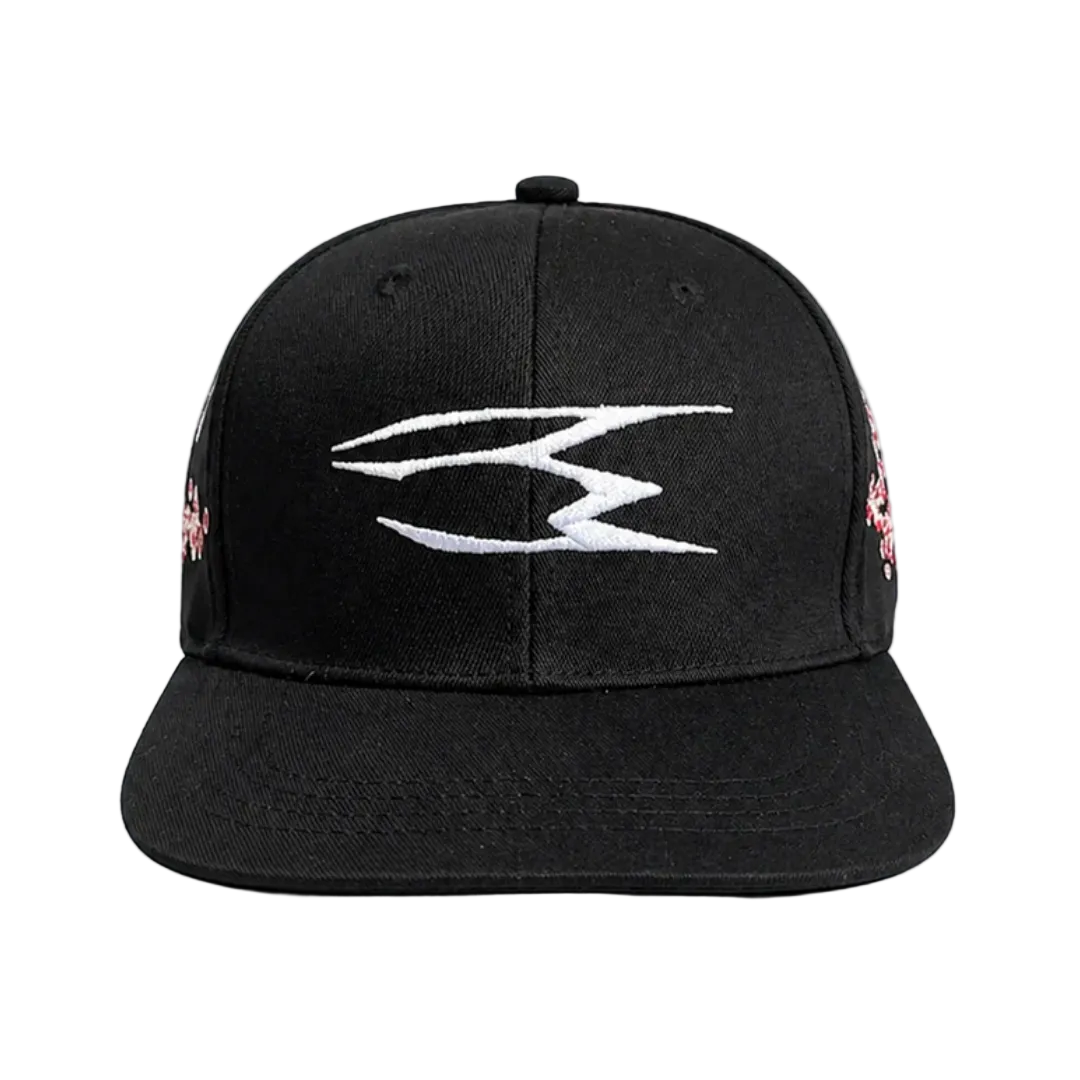 NoEmotions Flower Hat Black