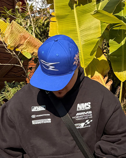 NoEmotions Flower Hat Blue