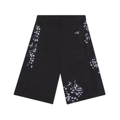 NoEmotions Flower Jort Black