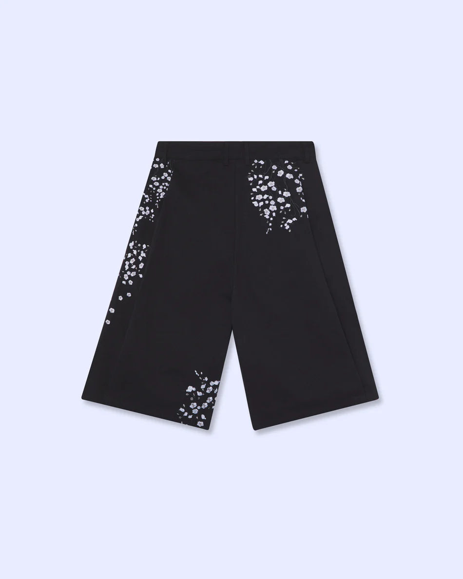 NoEmotions Flower Jort Black