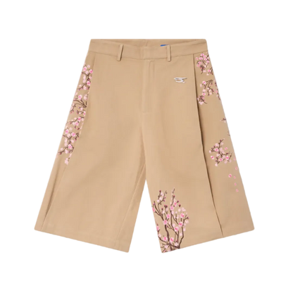 NoEmotions Flower Jort Brown