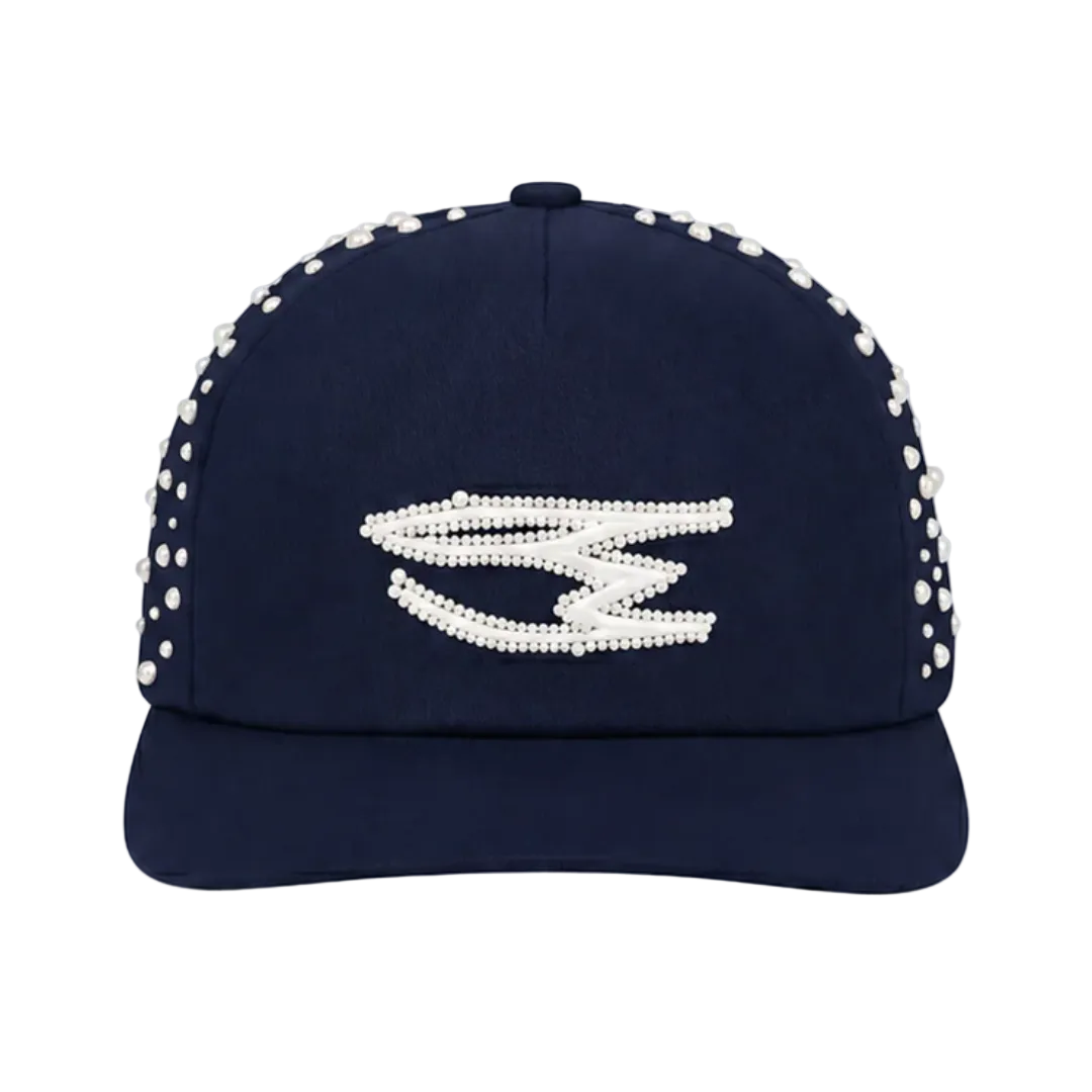 NoEmotions Pearl Hat Navy