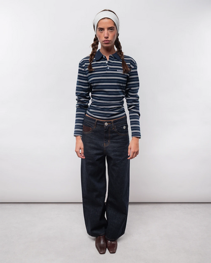 Host Raw Leather Pocket Jeans