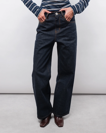 Host Raw Leather Pocket Jeans