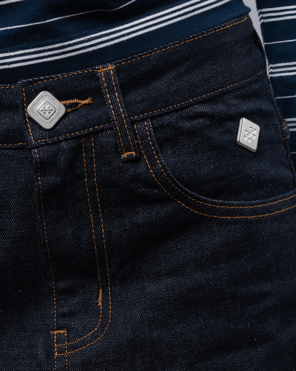 Host Raw Leather Pocket Jeans