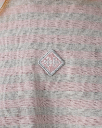 Host Striped Rag Pink Long Sleeve